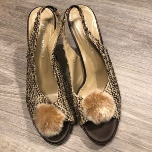 Via condotti leather high heel made in italy